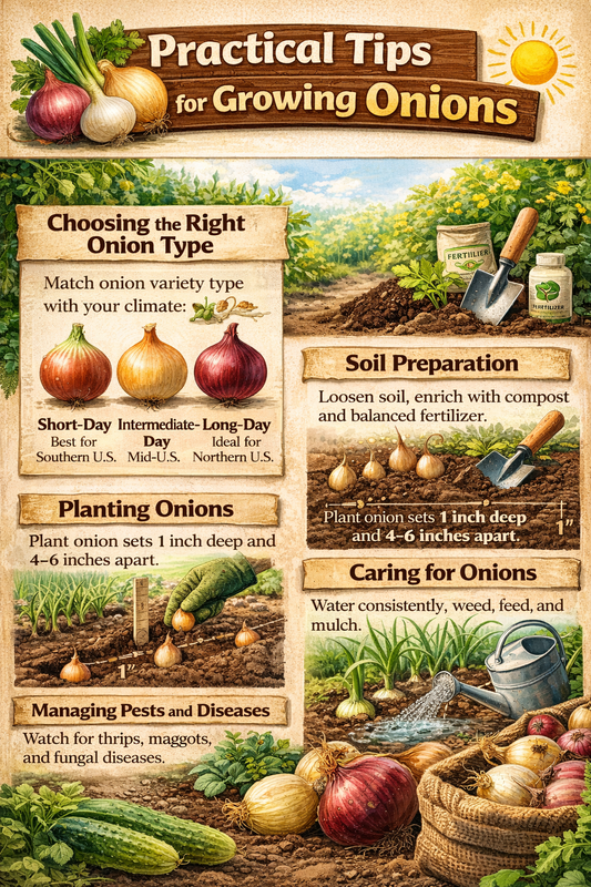 Practical Onion Growing Guide