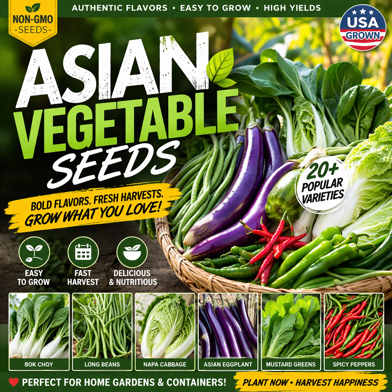 Asian Vegetable Seeds