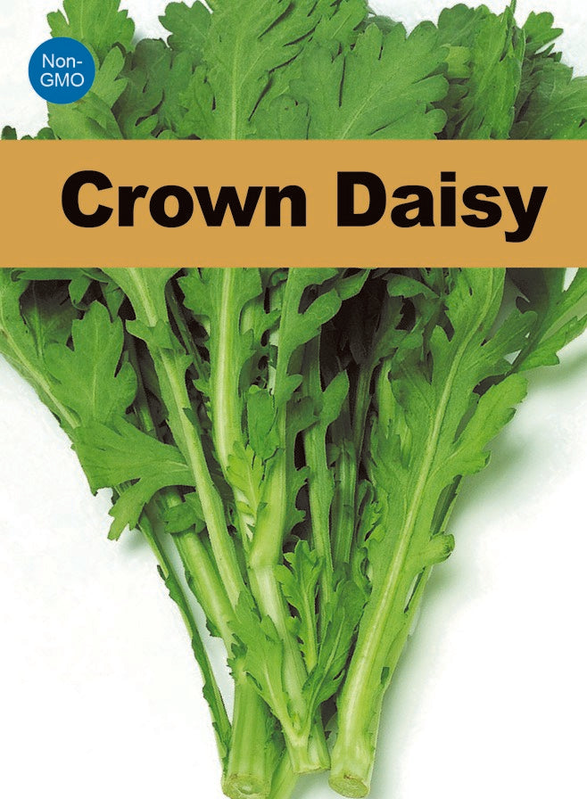 Crown Daisy Seeds  Non-GMO Asian Greens Edible Salad Garden