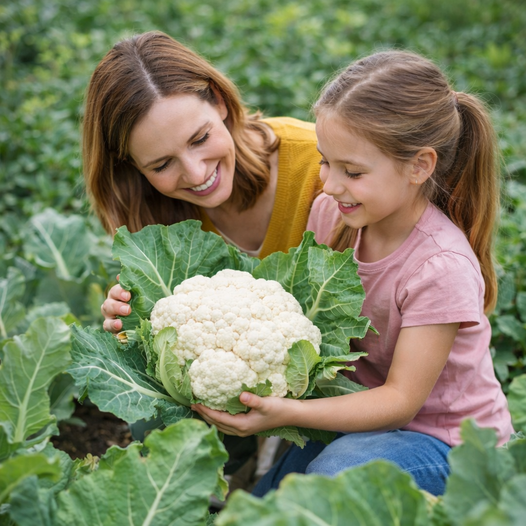 Cauliflower Seeds  Non-GMO Heirloom Large Head Easy Grow High Yield