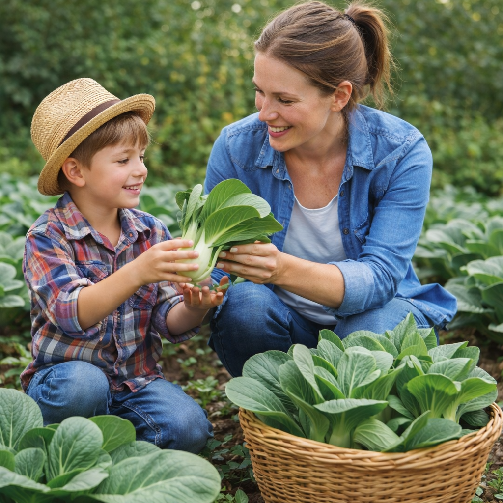 Sweet Emerald Baby Bok Choy – Fast Growing Non-GMO Seeds