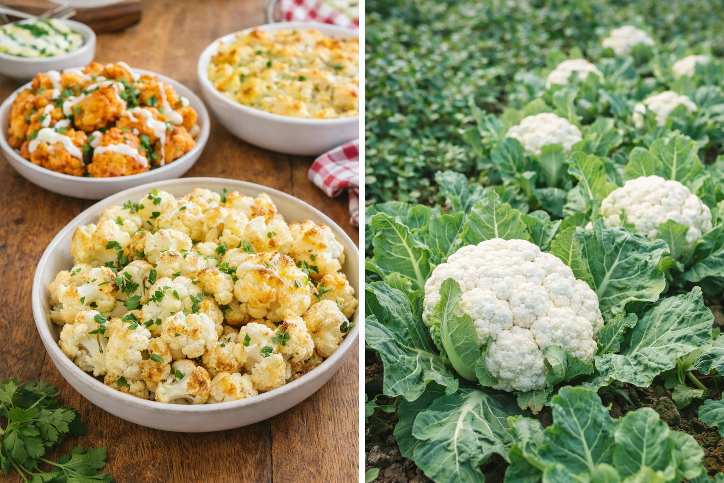 Cauliflower Seeds  Non-GMO Heirloom Large Head Easy Grow High Yield