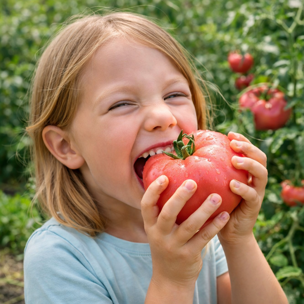 Sweet Pink Beefsteak Tomato Seeds – Non-GMO Heirloom Garden Tomato, 200+ Seeds