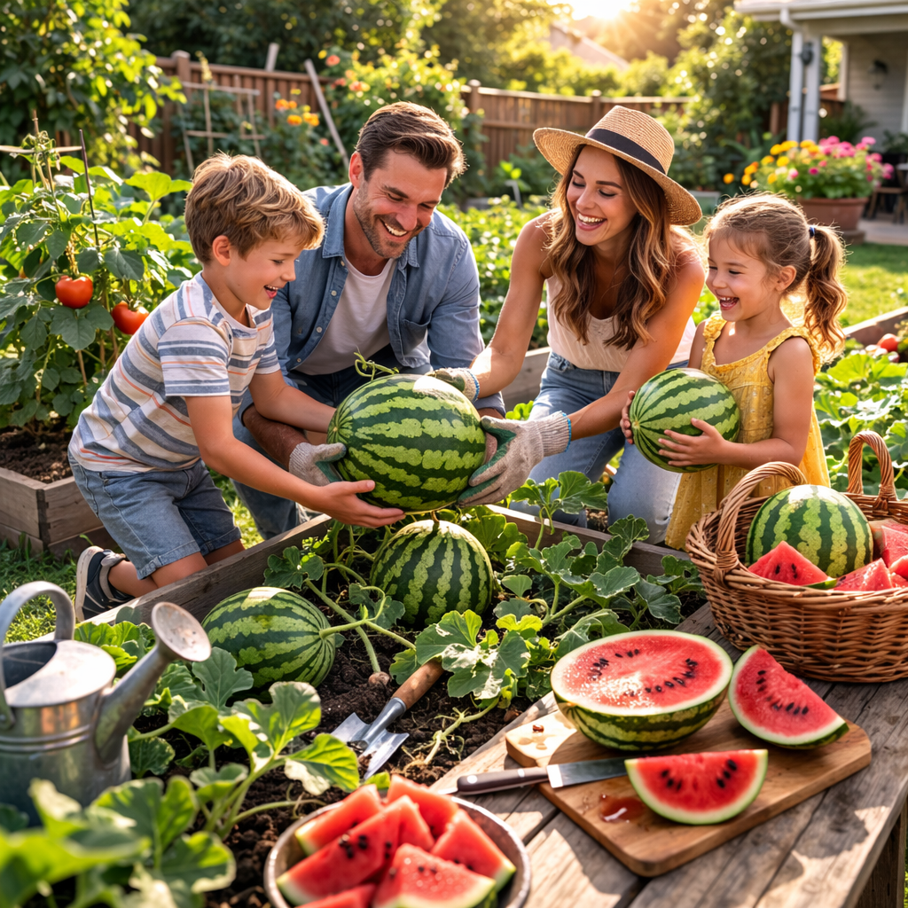 Sweet Tiger Baby Watermelon Seeds Non-GMO Ultra Sweet Easy Grow
