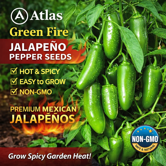 Jalapeno Pepper Seeds 150+ Non-GMO Hot Pepper Mexican Garden