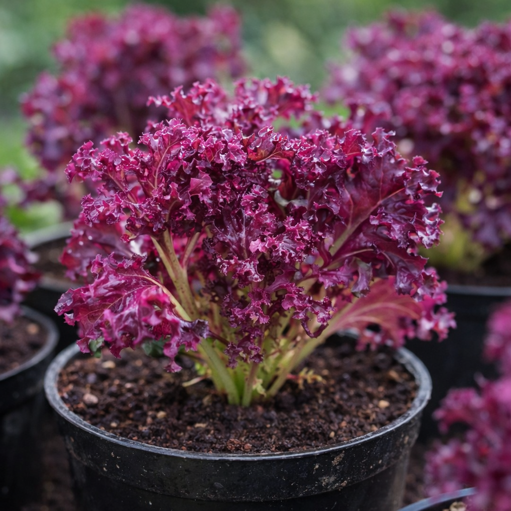 Purple Lettuce Seeds 800+ Non-GMO RubyCrunch Crisp Salad Garden