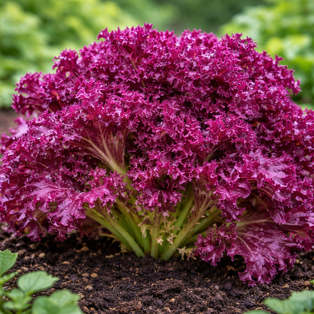 Purple Lettuce Seeds 800+ Non-GMO RubyCrunch Crisp Salad Garden
