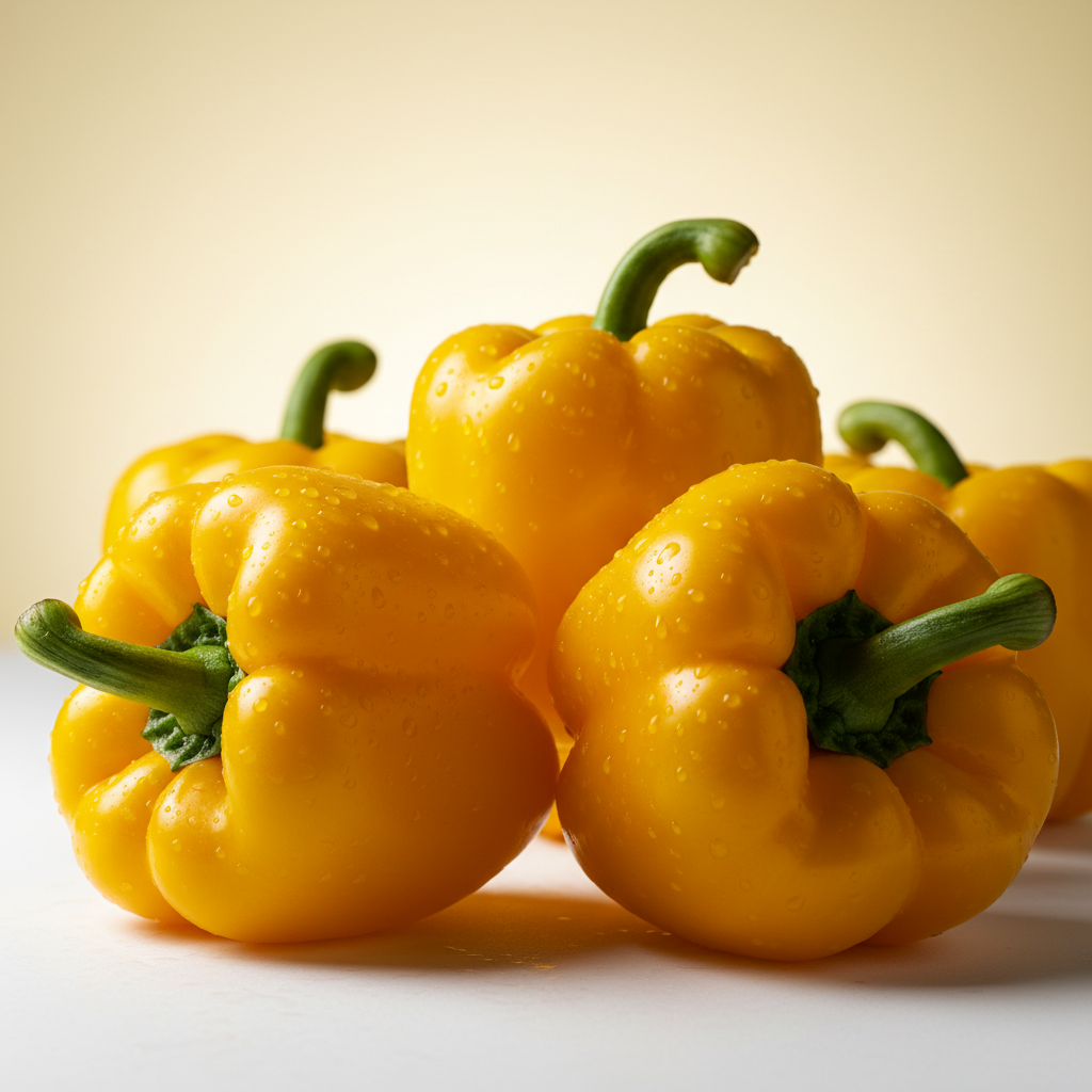 Sweet Yellow Bell Pepper Seeds 50+ Non-GMO Crisp Flavor Garden Grow