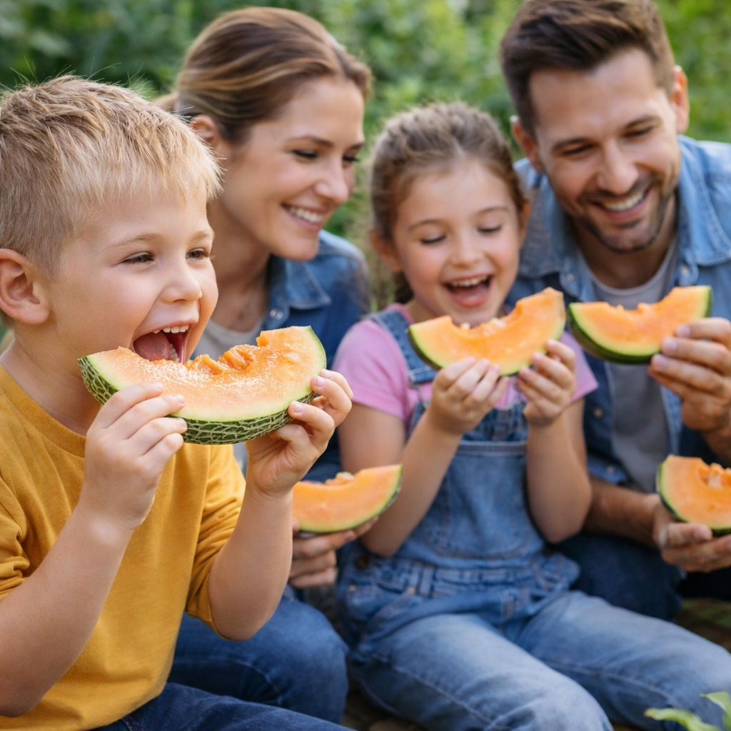 Sweet Cantaloupe Melon Seeds Non-GMO Juicy Easy Grow Garden