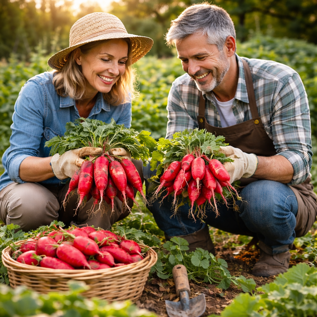 Red Carrot Seeds Sweet Crisp Non-GMO Easy Grow High Yield