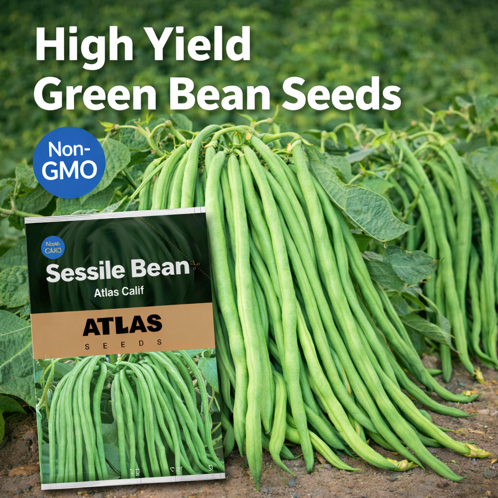 Super Tender Green Bean Seeds High Yield Non-GMO Bush Beans
