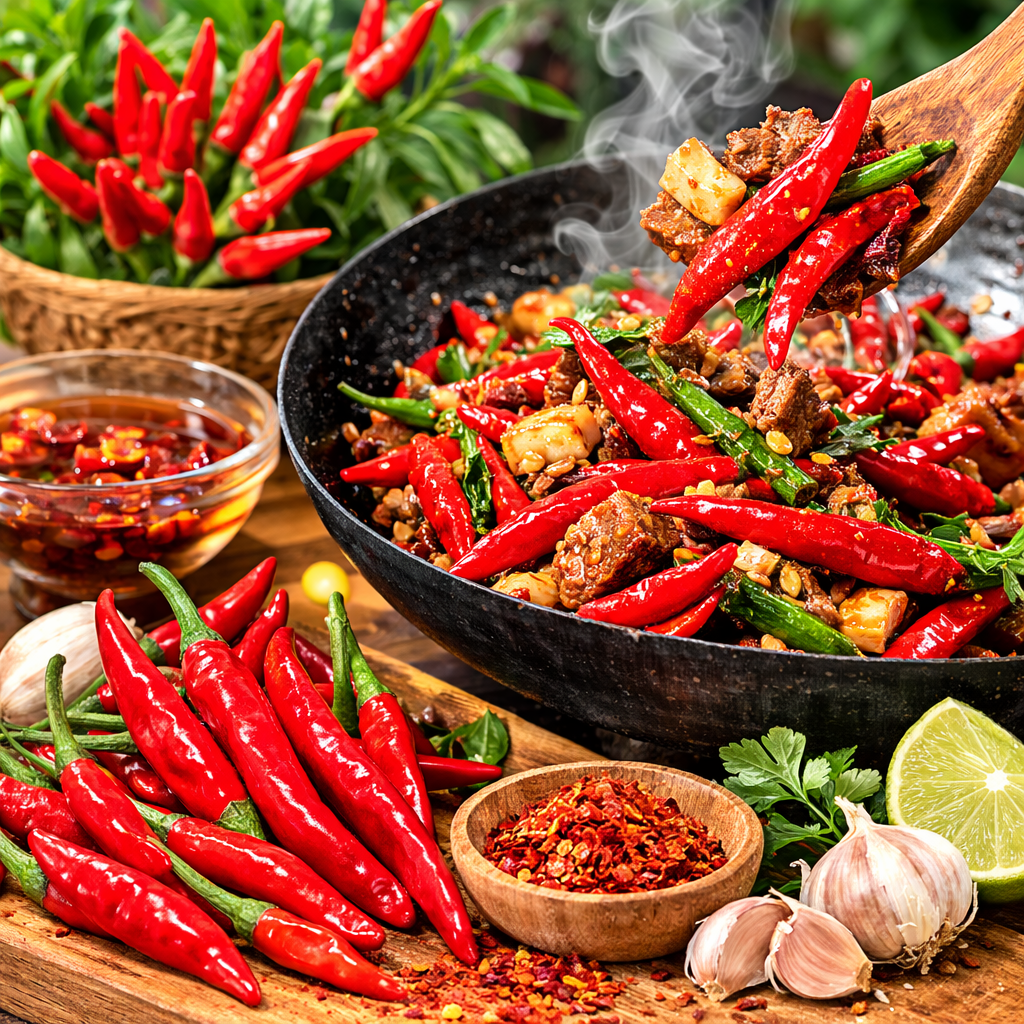 Upright Chili Pepper Seeds  Non-GMO Hot Pepper High Yield Garden