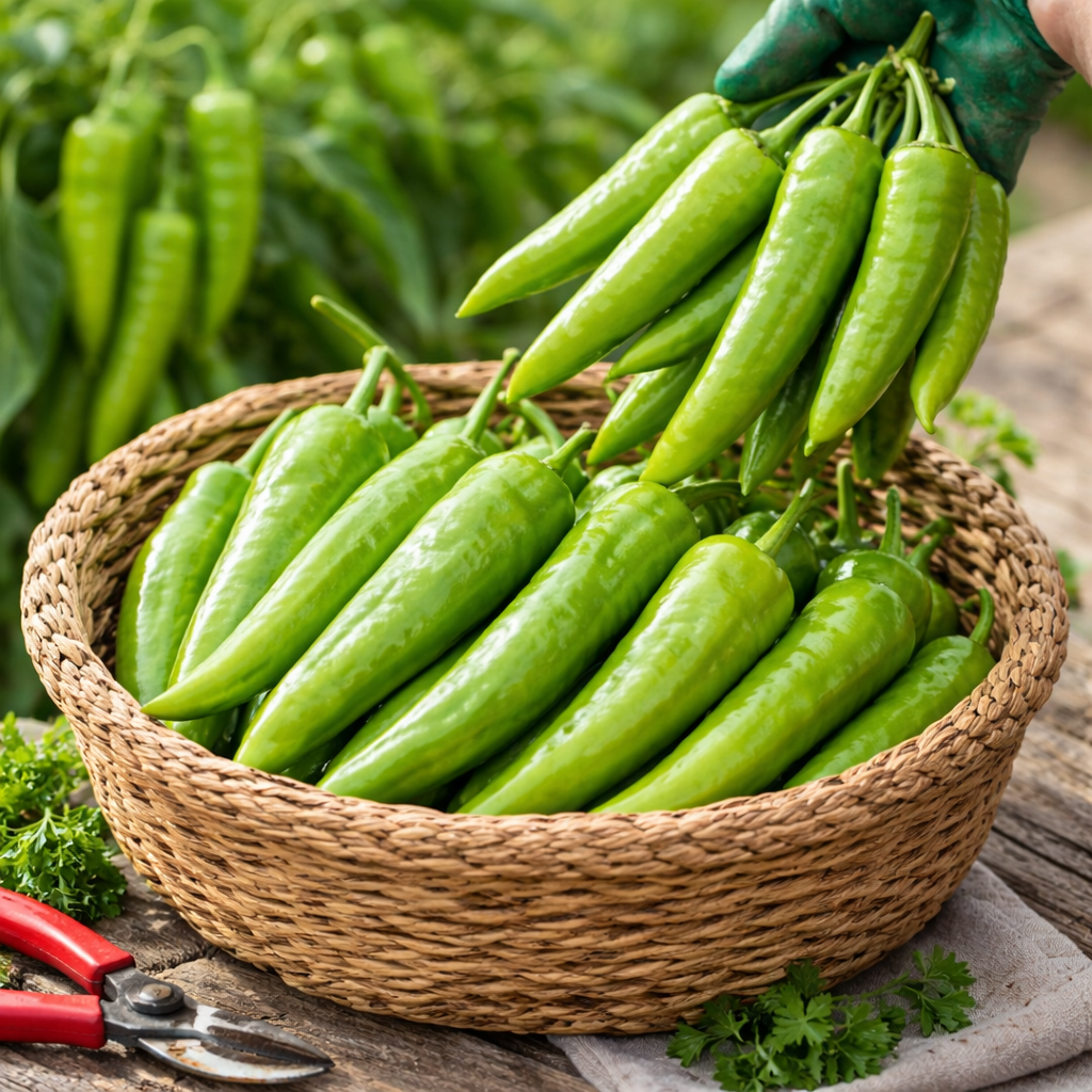 Long Chili Pepper Seeds 100+ Non-GMO Hot Pepper High Yield Garden