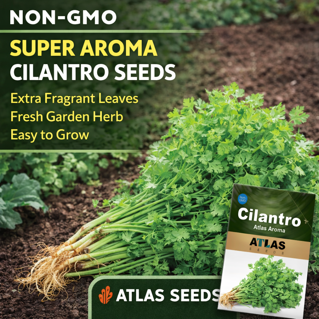 Cilantro Coriander Seeds Non-GMO Fresh Herb Easy Grow