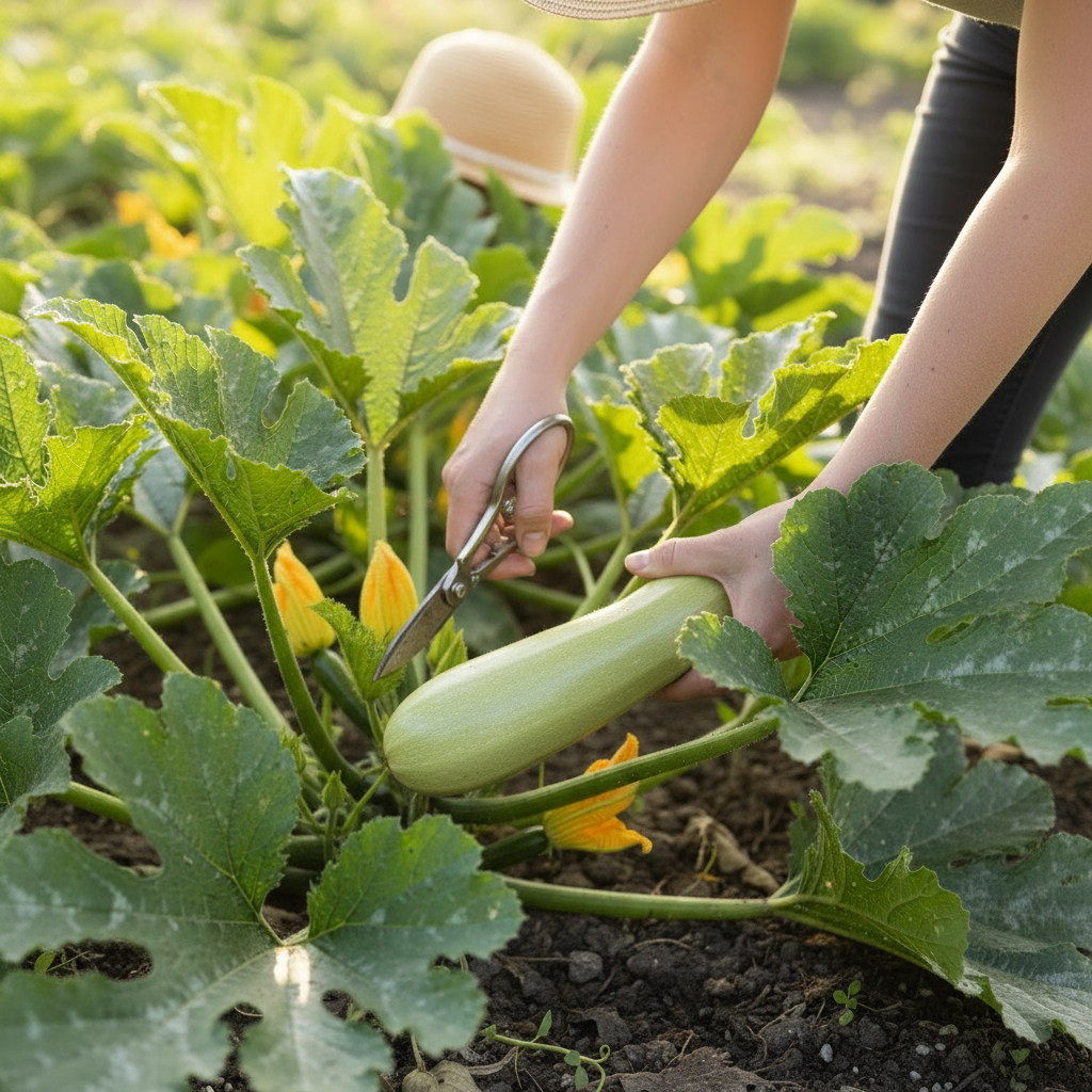 Emerald Star Zucchini Seeds Non-GMO High Yield Easy Grow Squash