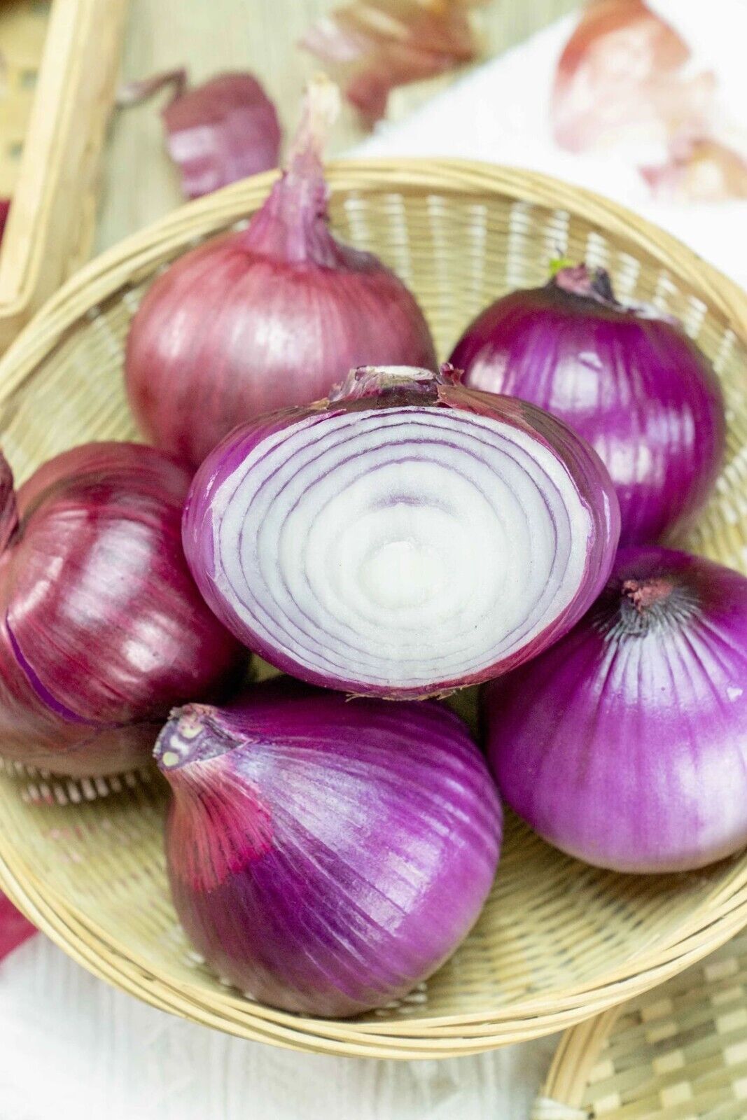Ruby Sweet Red Onion Seeds Non-GMO Crisp Garden Favorite